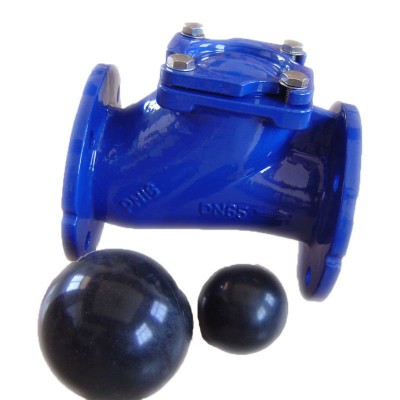 DN500 PN16 Cast Iron Rubber Ball Check Valve